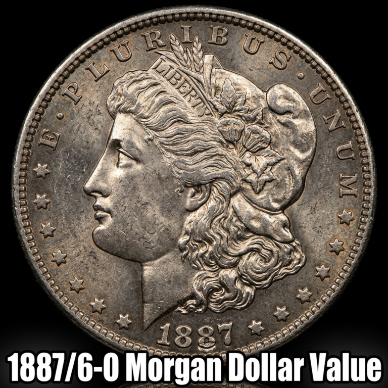 1887 6 O Overdate Morgan Silver Dollar Value and Rarity Guide