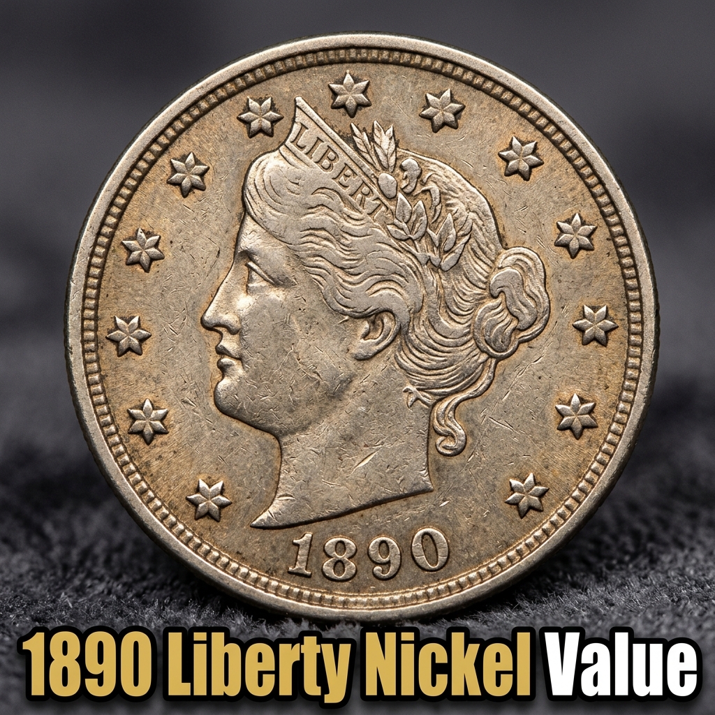 1890 Liberty Nickel Value and Price Guide for Collectors