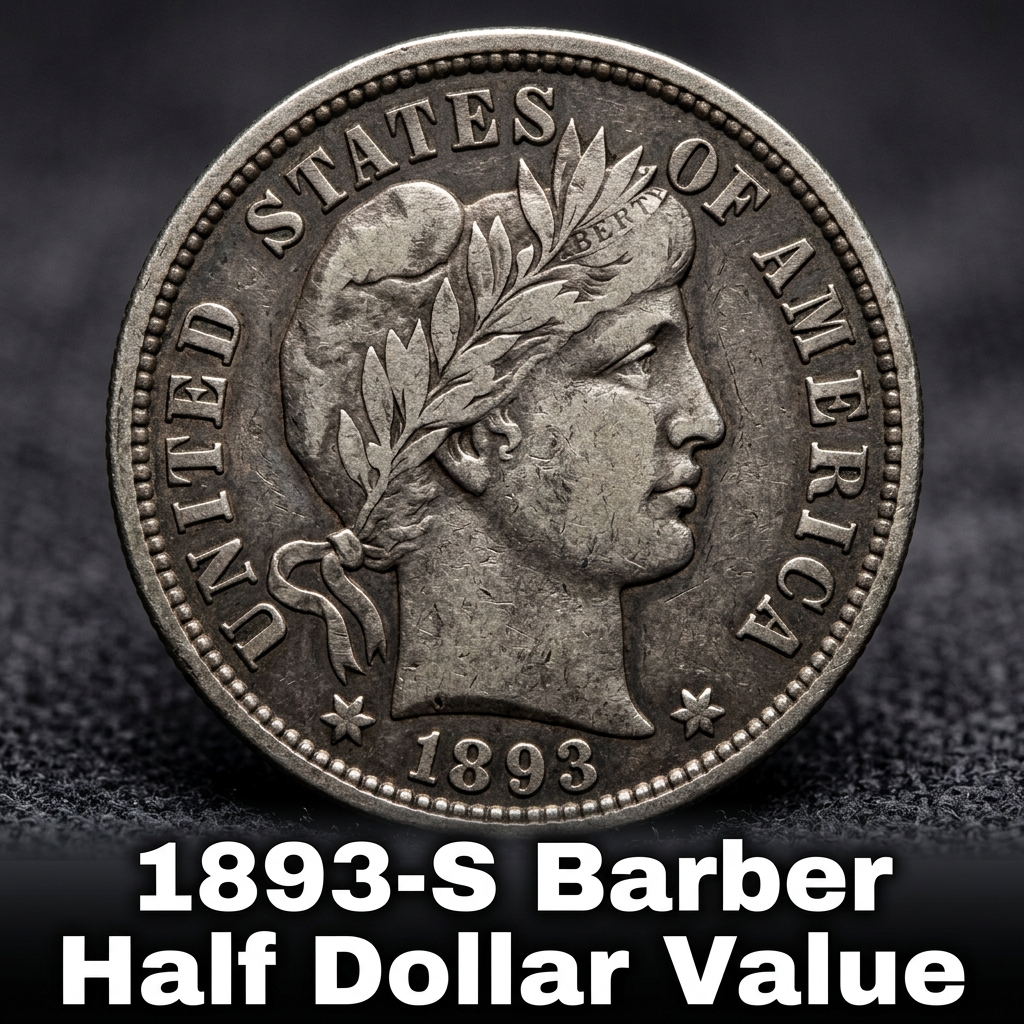 1893 S Barber Half Dollar Value and Price Guide for Collectors