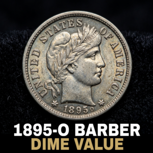 1895 O Barber Dime Value and Rarity Guide for Collectors