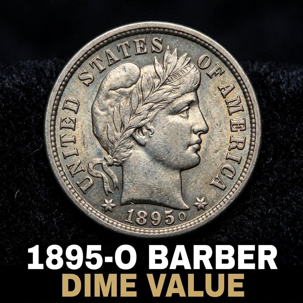 1895 O Barber Dime Value and Rarity Guide for Collectors