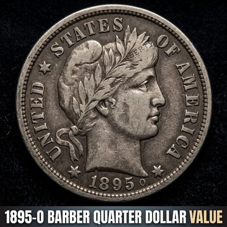 1895 O Barber Quarter Dollar Value Guide and Rarity Report