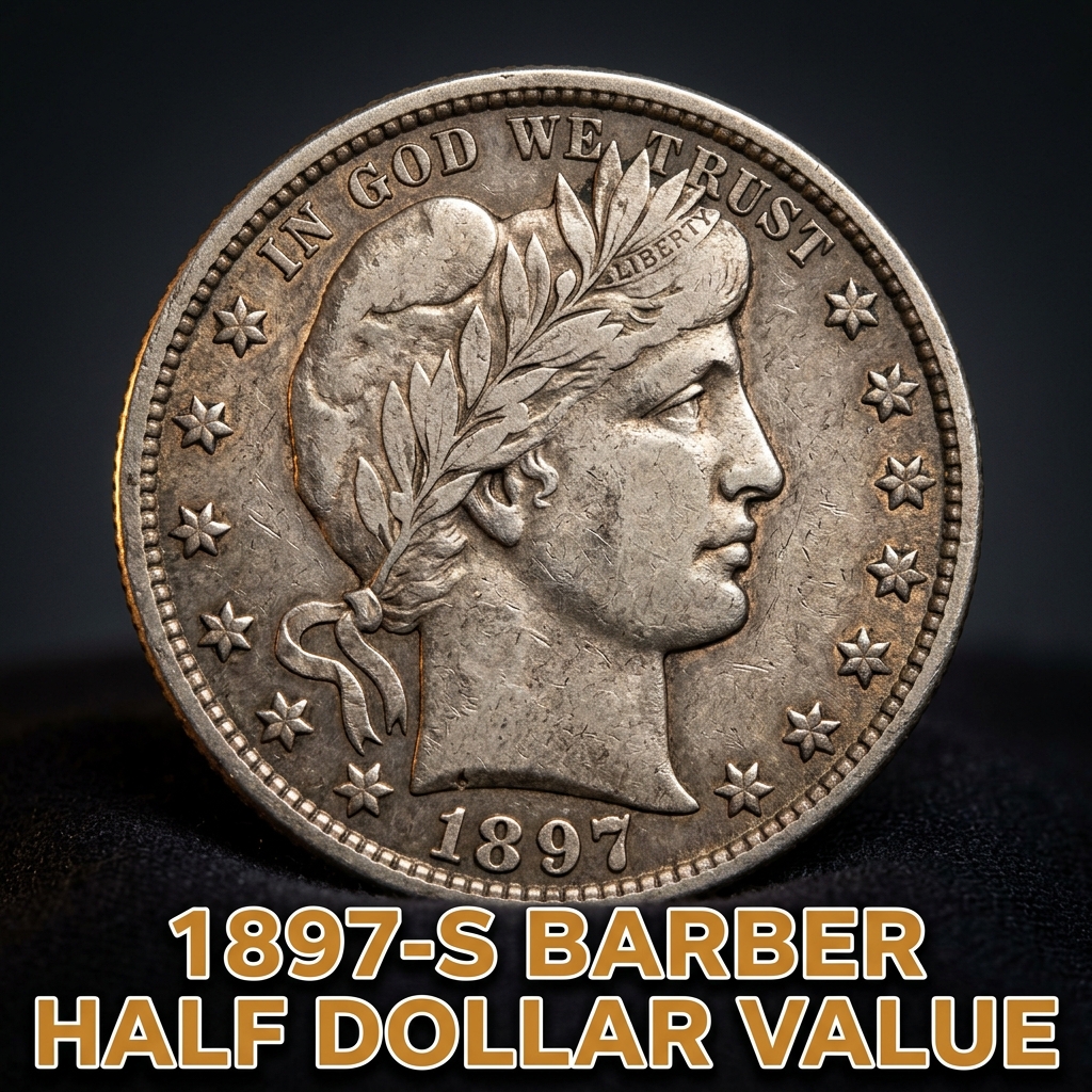 1897 S Barber Half Dollar Value Guide for Collectors and Beginners