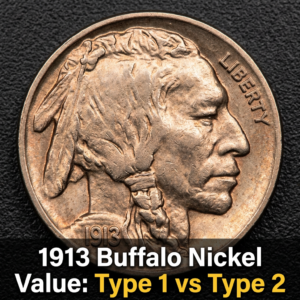 1913 Buffalo Nickel Value Guide Everything You Need to Know About Type 1 and Type 2 Varieties