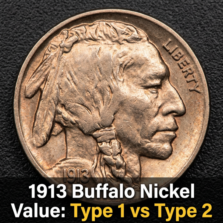 1913 Buffalo Nickel Value Guide Everything You Need to Know About Type 1 and Type 2 Varieties