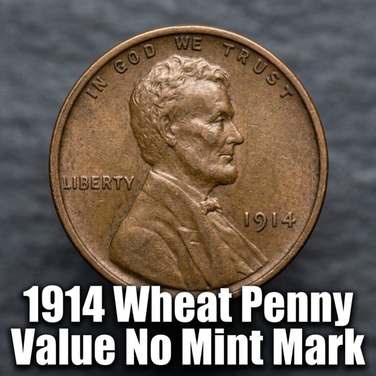 1914 Wheat Penny Value No Mint Mark Worth Thousands in Top Condition