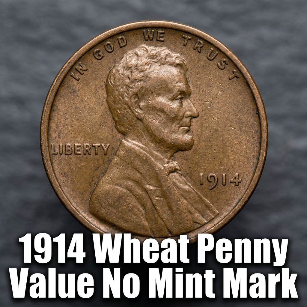 1914 Wheat Penny Value No Mint Mark Worth Thousands in Top Condition