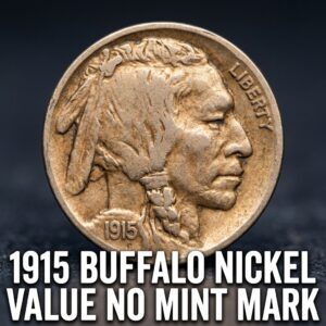 1915 Buffalo Nickel Value No Mint Mark Worth and Rarity Guide