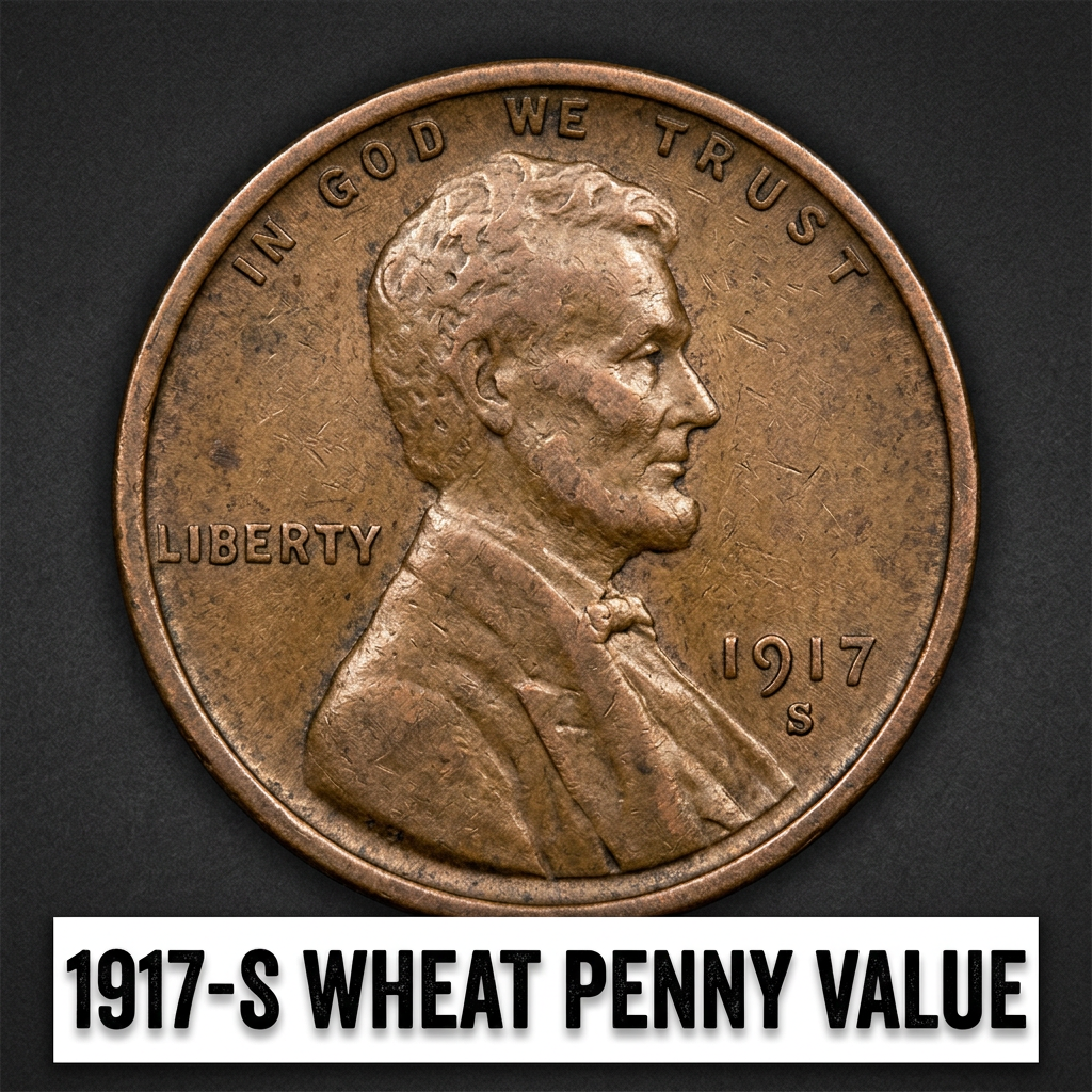 1917 S Wheat Penny Value and Price Guide for Collectors