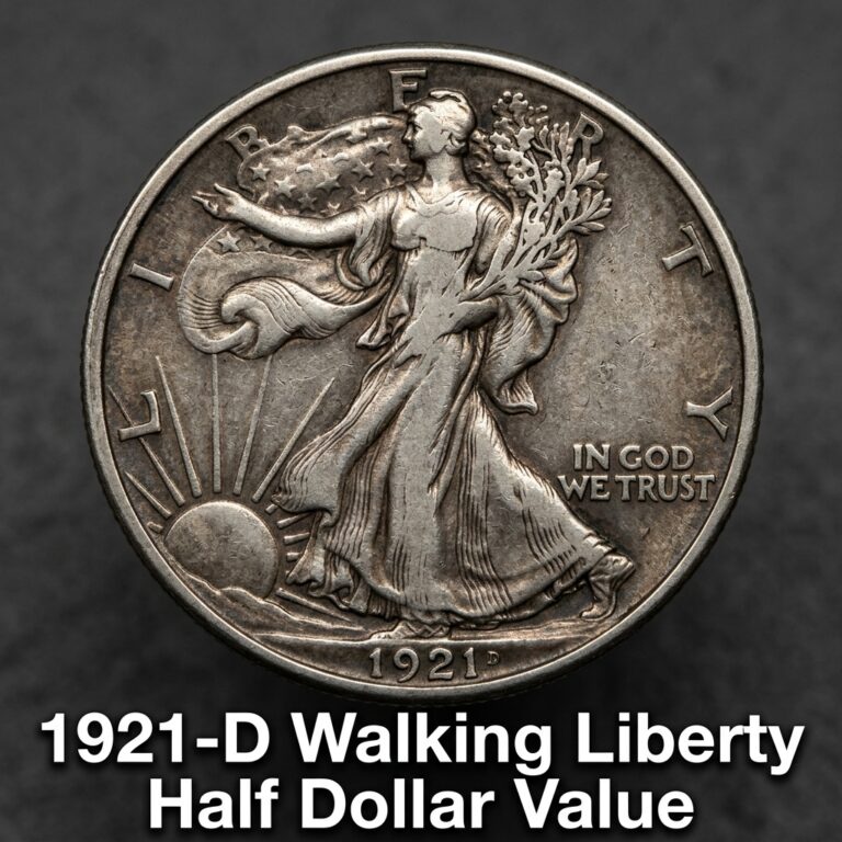1921 D Walking Liberty Half Dollar Value and Price Guide for Collectors