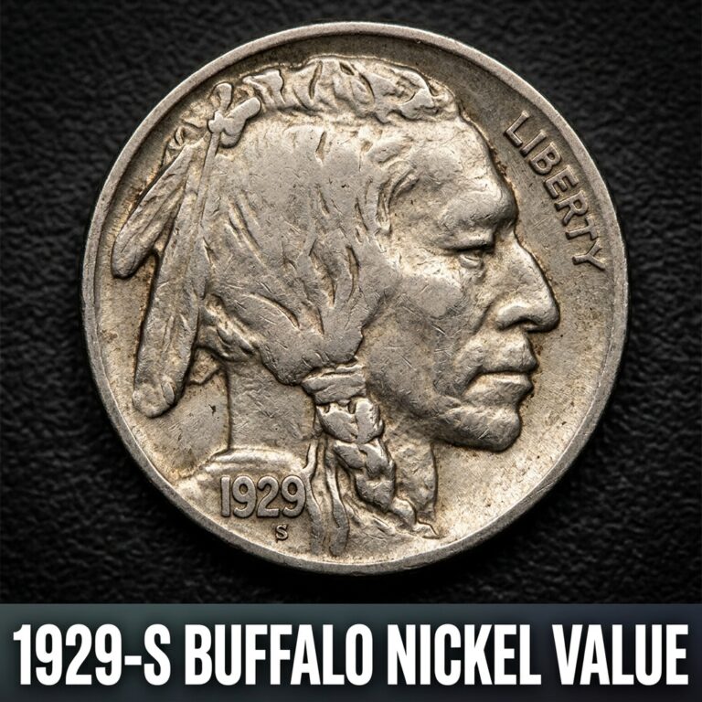 1929 S Buffalo Nickel Worth and Value Guide