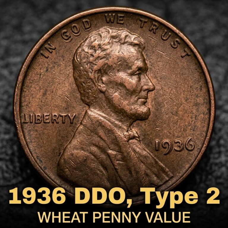 1936 DDO Type 2 Wheat Penny Value and Identification Guide