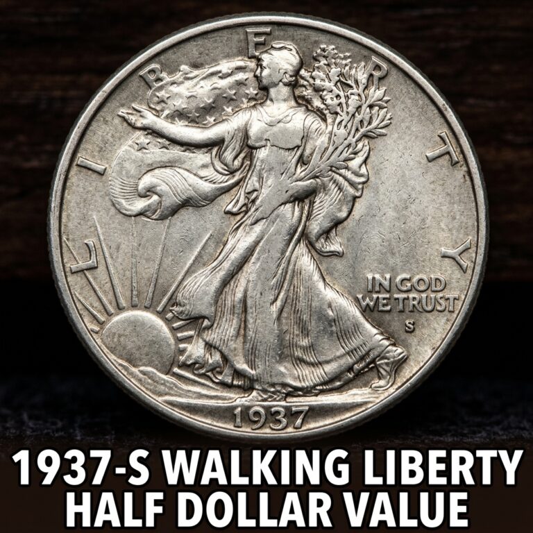 1937 S Walking Liberty Half Dollar Value and Collector Price Guide