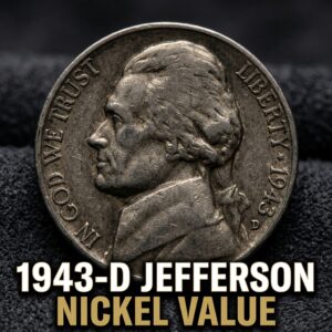 1943 D Jefferson Nickel Value and History of the Silver War Nickel