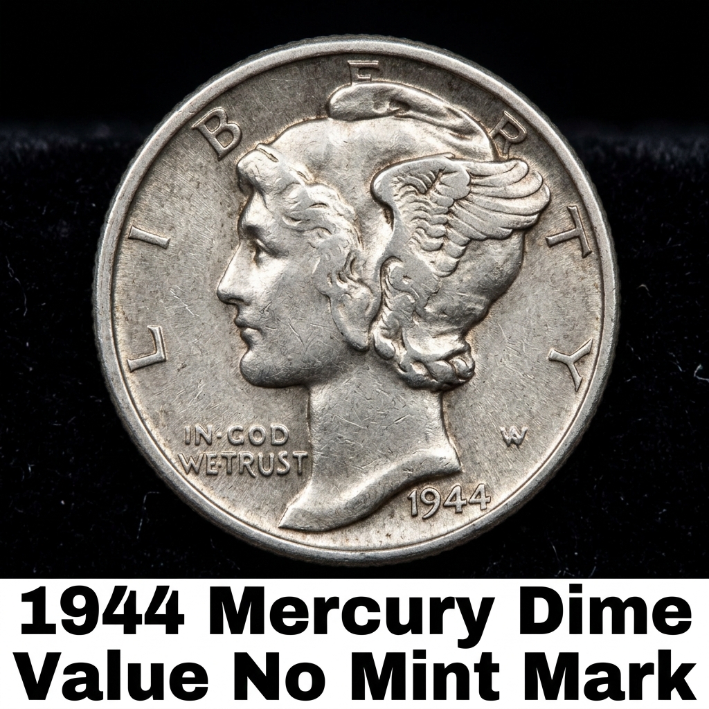 1944 Mercury Dime Value Guide for Coins With No Mint Mark