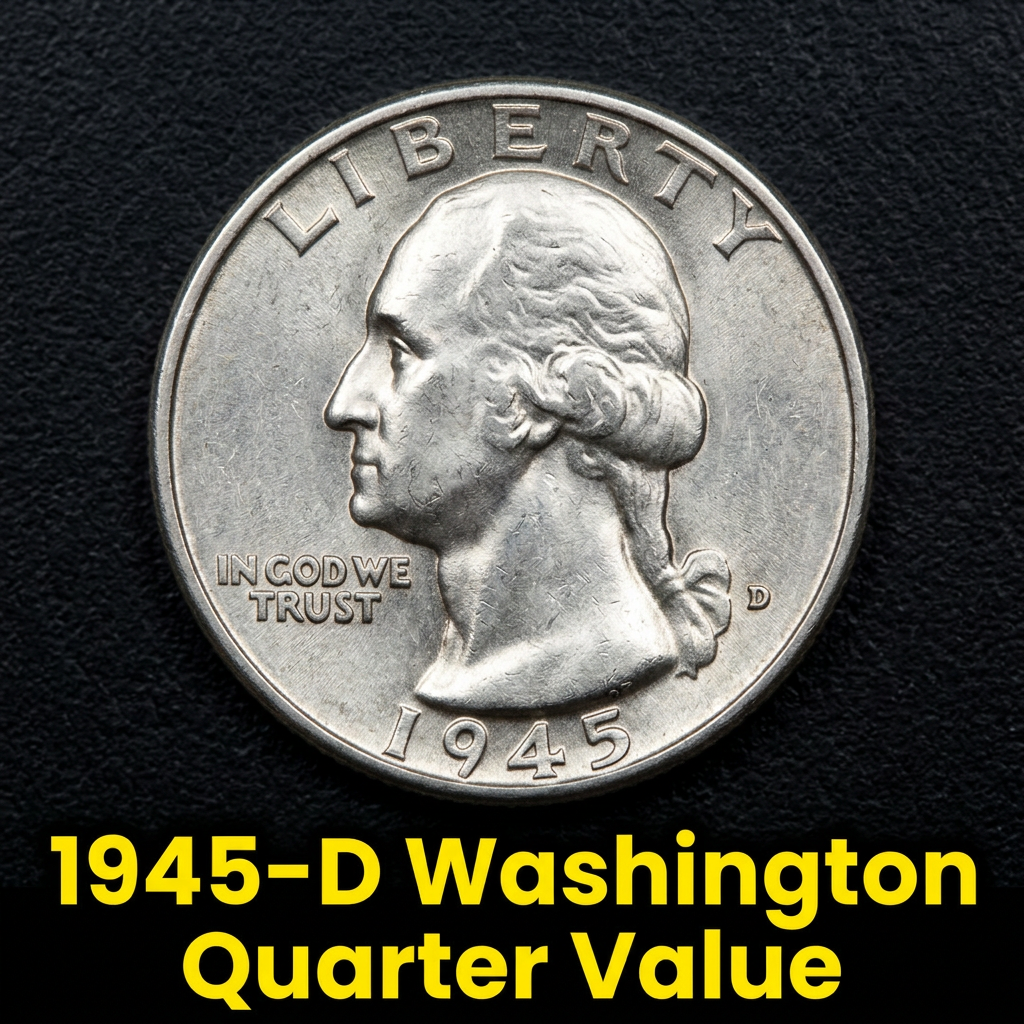 1945 D Washington Quarter Value and How to Tell If Yours Is Rare