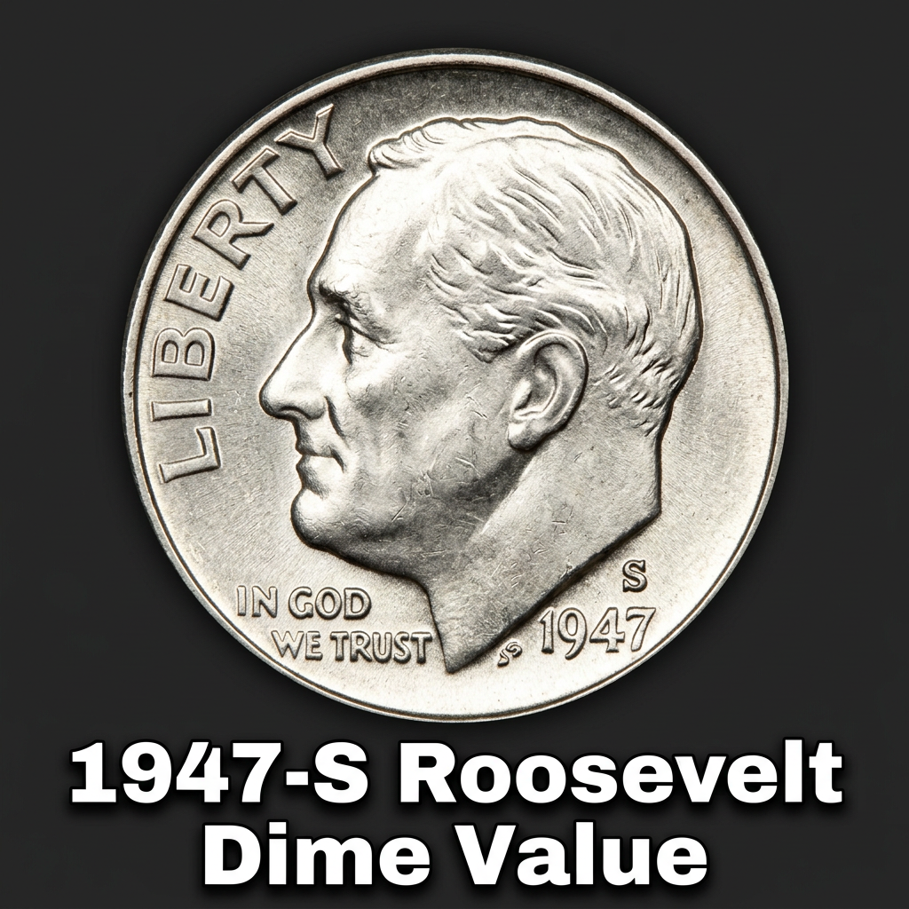 1947 S Roosevelt Dime Value Guide How Much is Your San Francisco Dime Worth