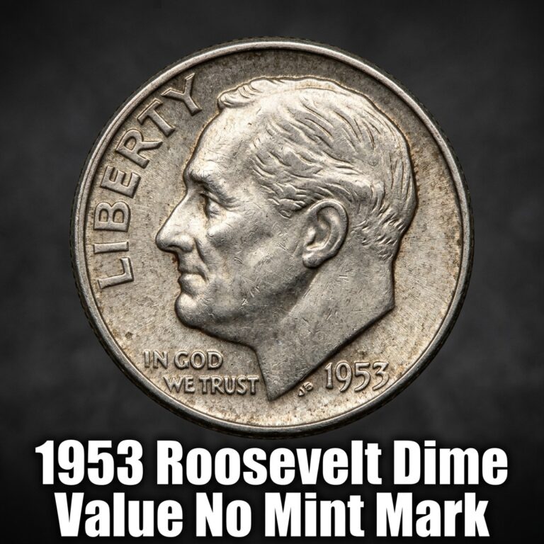 1953 Roosevelt Dime Value Guide and Market Prices for Coins with No Mint Mark