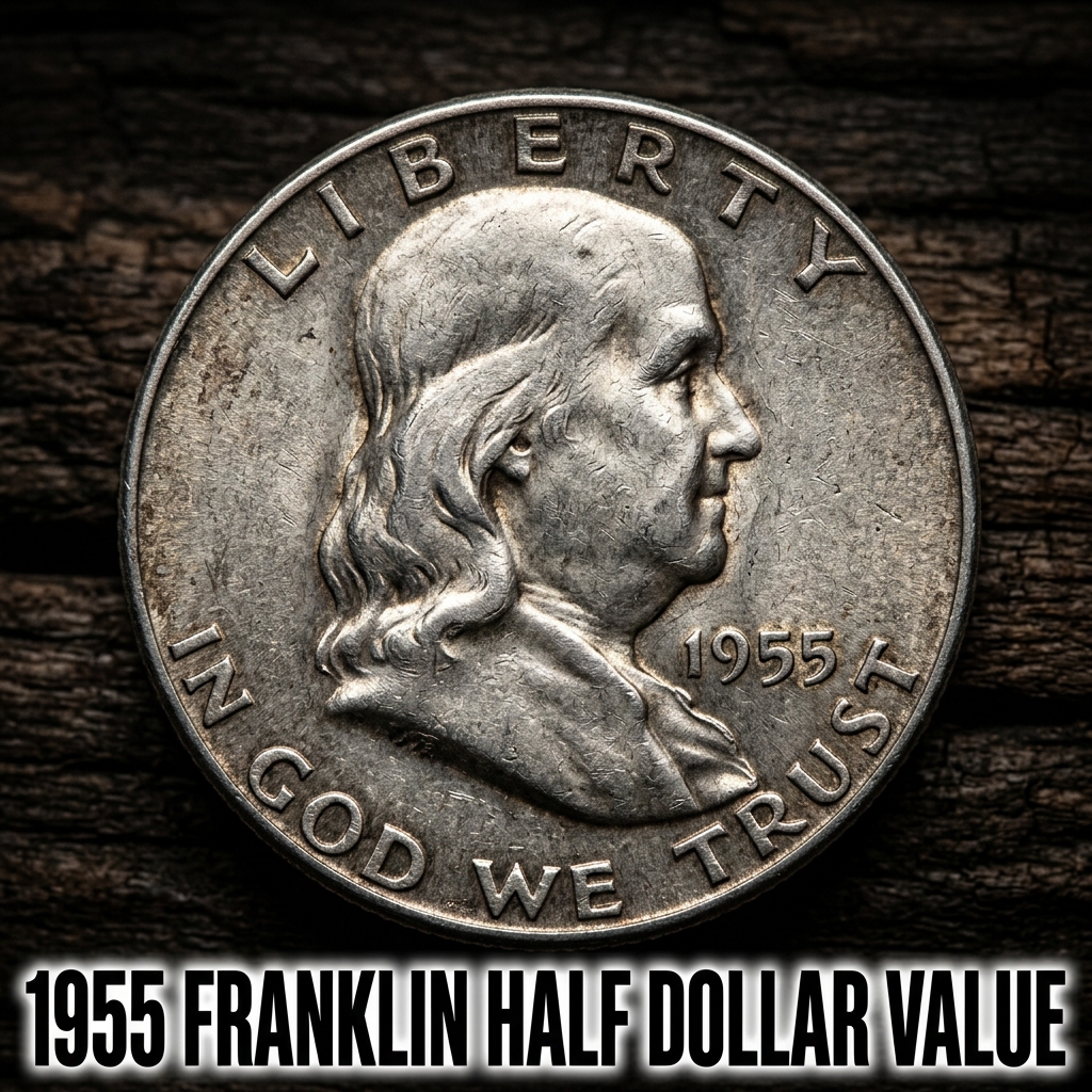1955 Franklin Half Dollar Value and High Quality Grades