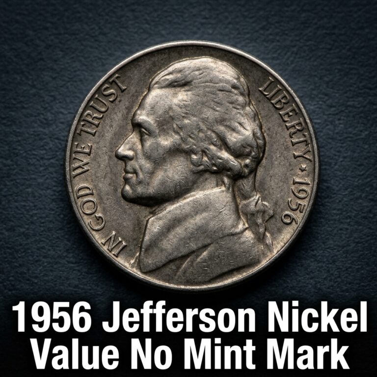 1956 Jefferson Nickel Value and Price Guide for No Mint Mark Coins