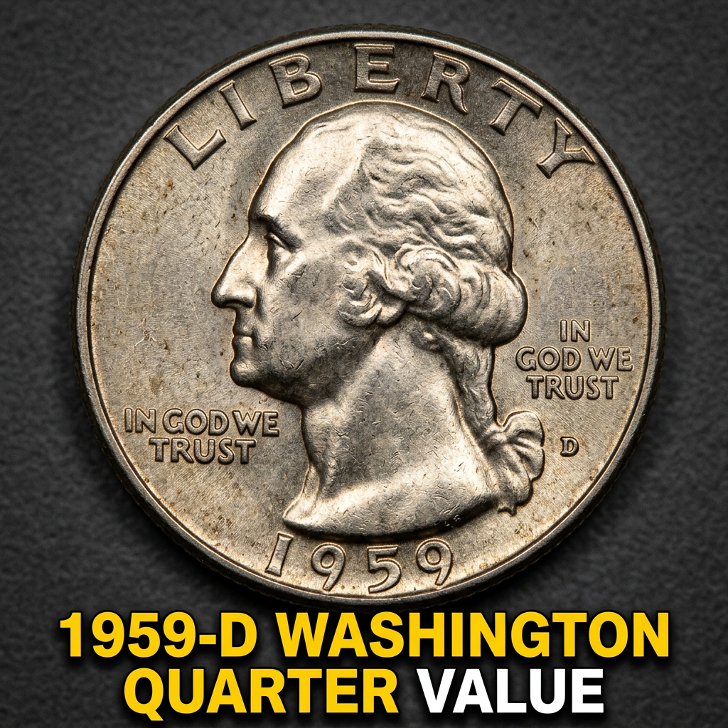 1959 D Washington Quarter Value and How Much Your Old Silver Coins are Worth Today
