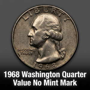 1968 Washington Quarter Value Without a Mint Mark Guide
