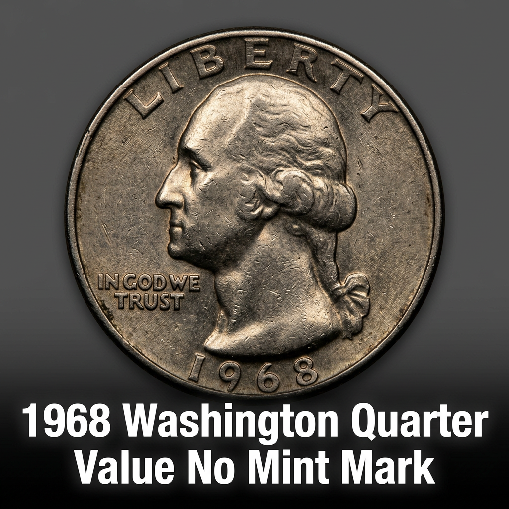 1968 Washington Quarter Value Without a Mint Mark Guide