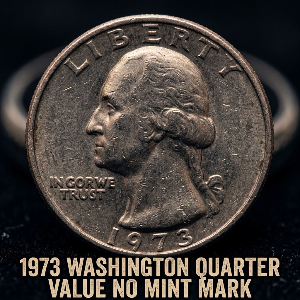 1973 Washington Quarter Value No Mint Mark Worth and Rarity Guide