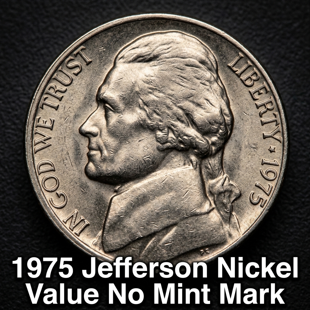 1975 Jefferson Nickel Value No Mint Mark Worth More Than Face Value