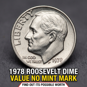1978 Roosevelt Dime Value No Mint Mark and How Much It Is Worth Today