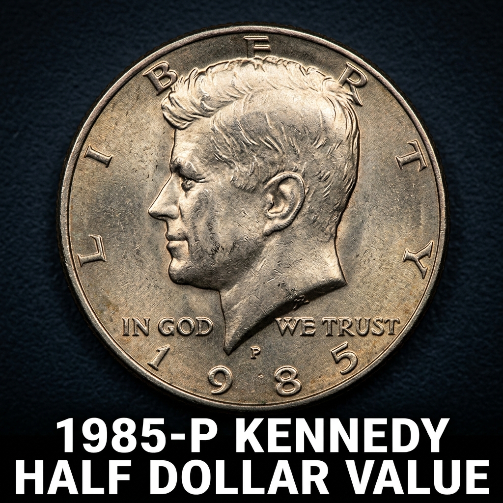 1985 P Kennedy Half Dollar Value Guide and What Collectors Look For