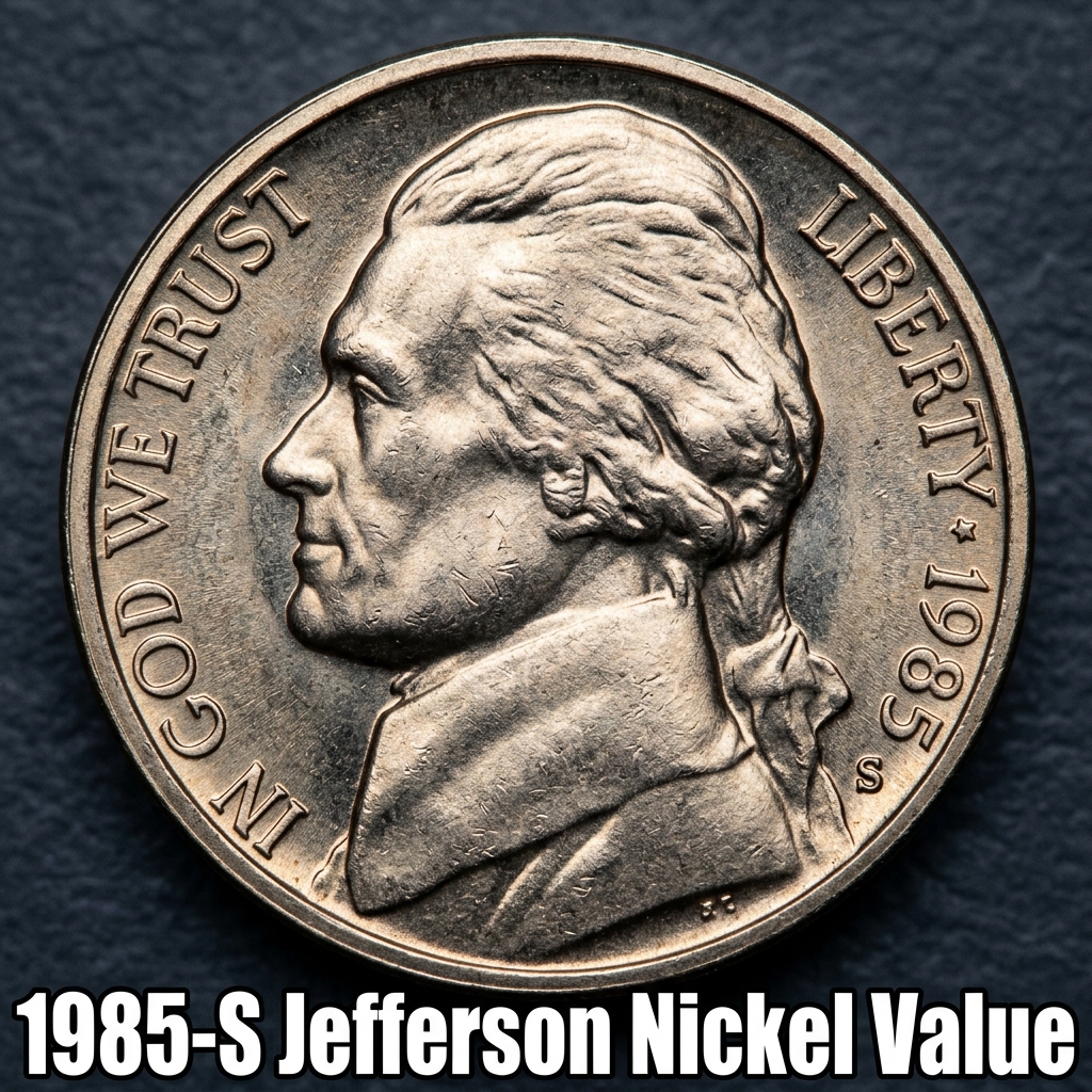 1985 S Jefferson Nickel Price Guide and Value for Collectors