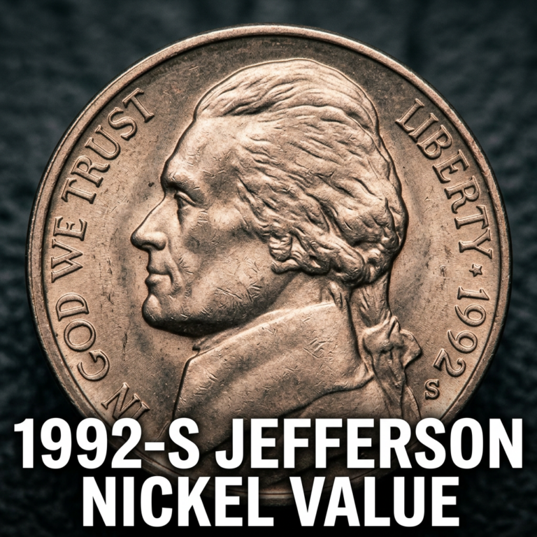 1992 S Jefferson Nickel Value Guide for Collectors and Pocket Change Hunters
