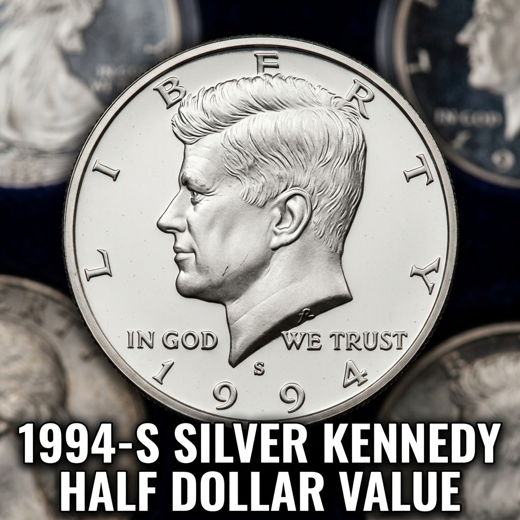 1994 S Silver Kennedy Half Dollar Value Discovery Guide