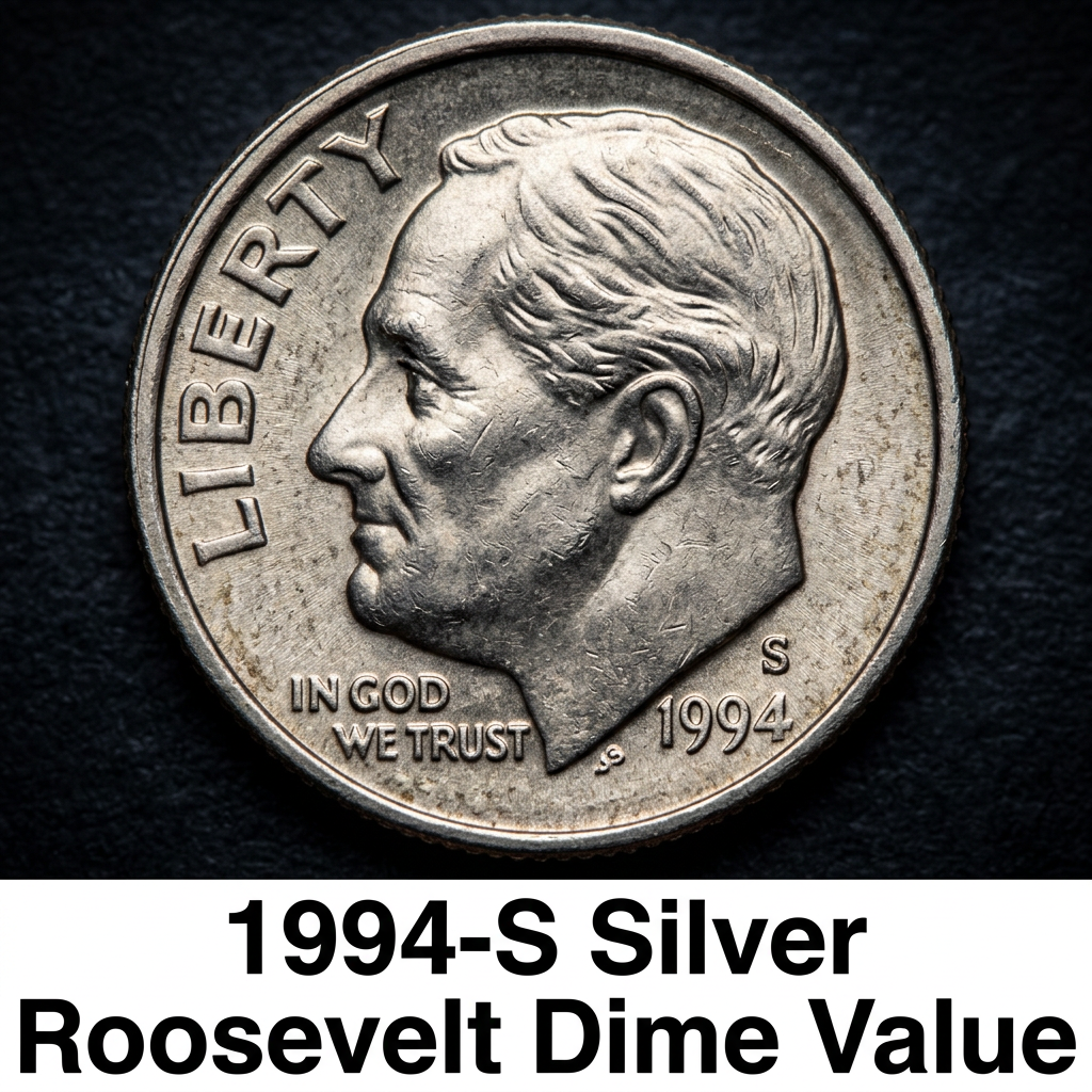 1994 S Silver Roosevelt Dime Value and Collector Price Guide