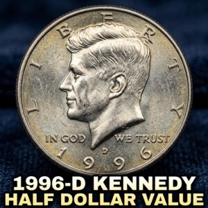1996 D Kennedy Half Dollar Value Guide and Mintage Details