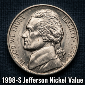 1998 S Jefferson Nickel Value and Coin Price Guide for Collectors