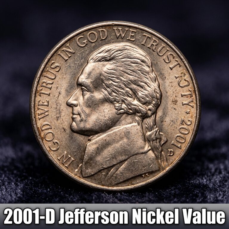 2001 D Jefferson Nickel Value and Complete Price Guide for Collectors