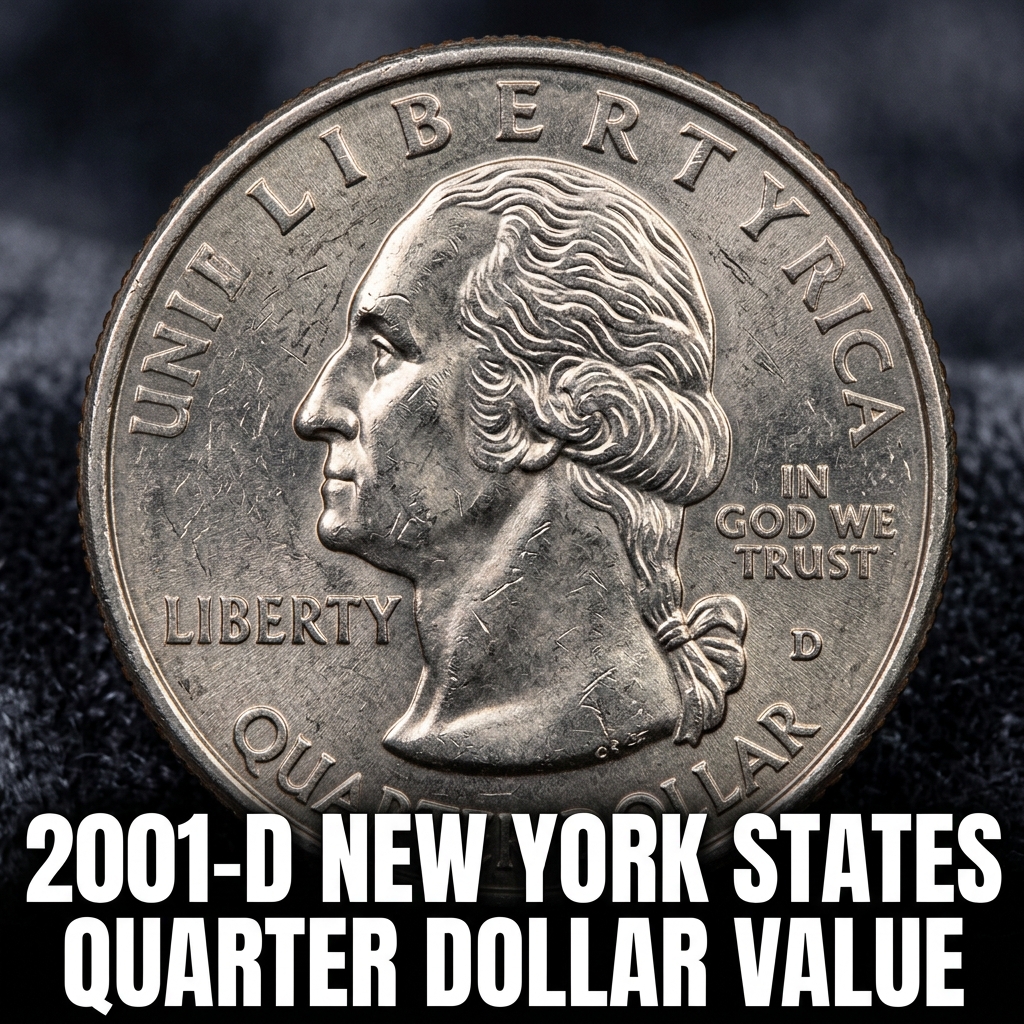2001 D New York State Quarter Value and Rarity Guide for Collectors