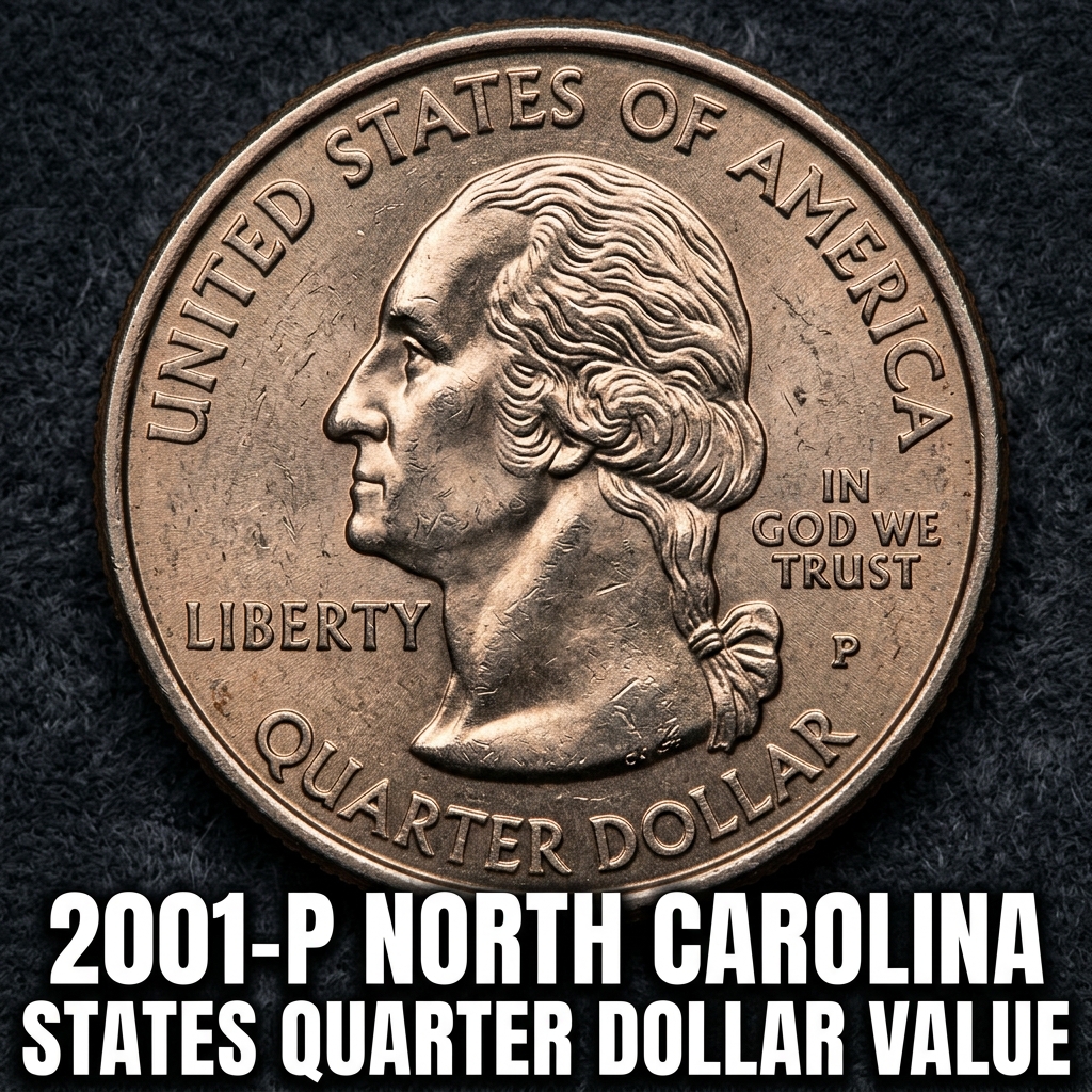 2001 P North Carolina State Quarter Value and Full Price Guide for Collectors