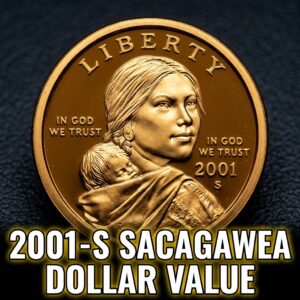 2001 S Sacagawea Dollar Value and What Your Golden Coin is Worth Today