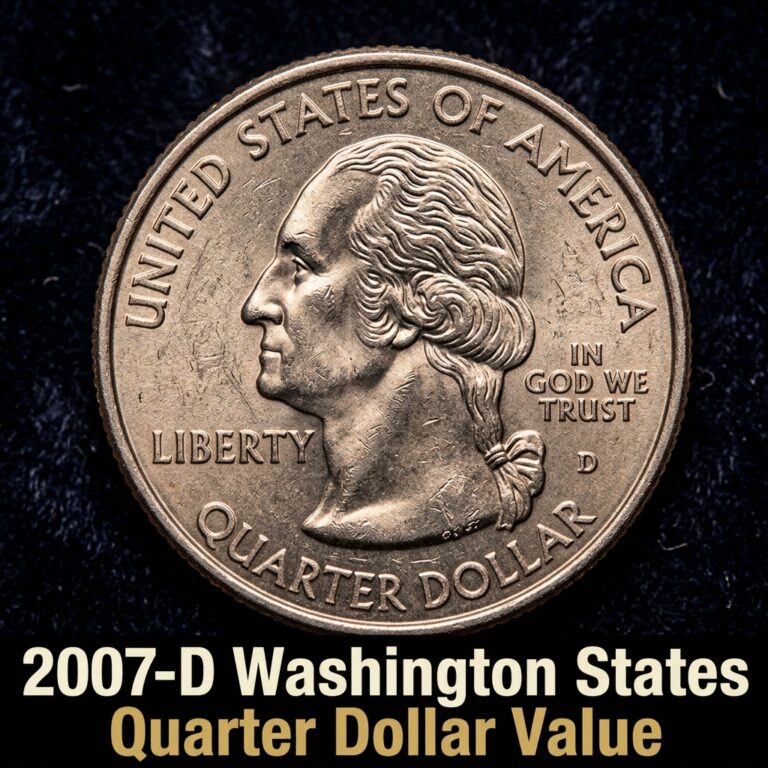 2007 D Washington Washington State Quarter Value Guide and Rarity Factors
