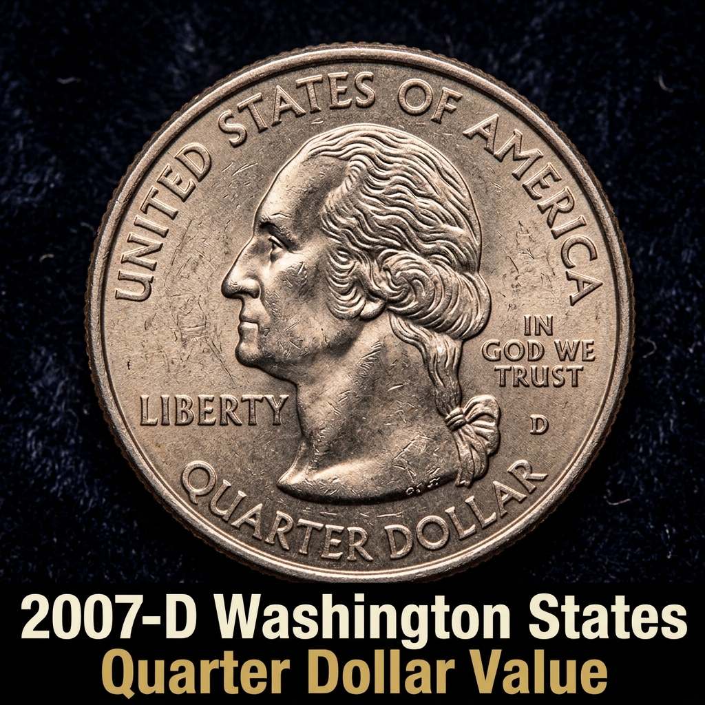 2007 D Washington Washington State Quarter Value Guide and Rarity Factors