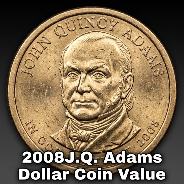 2008 John Quincy Adams Dollar Coin Value and Rarity Guide for Collectors