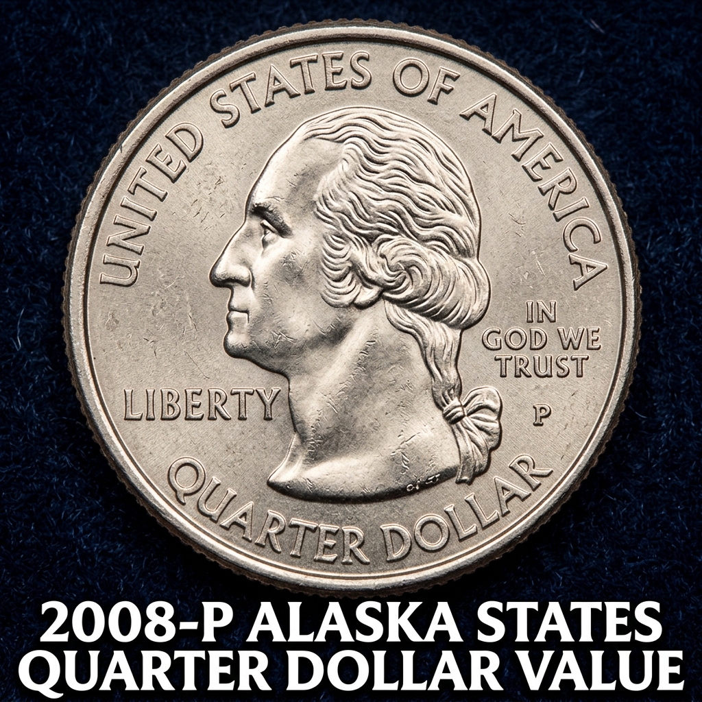 2008 P Alaska State Quarter Value and Mint Error Guide for Collectors