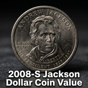 2008 S Andrew Jackson Dollar Coin Value and Rarity Guide for Collectors