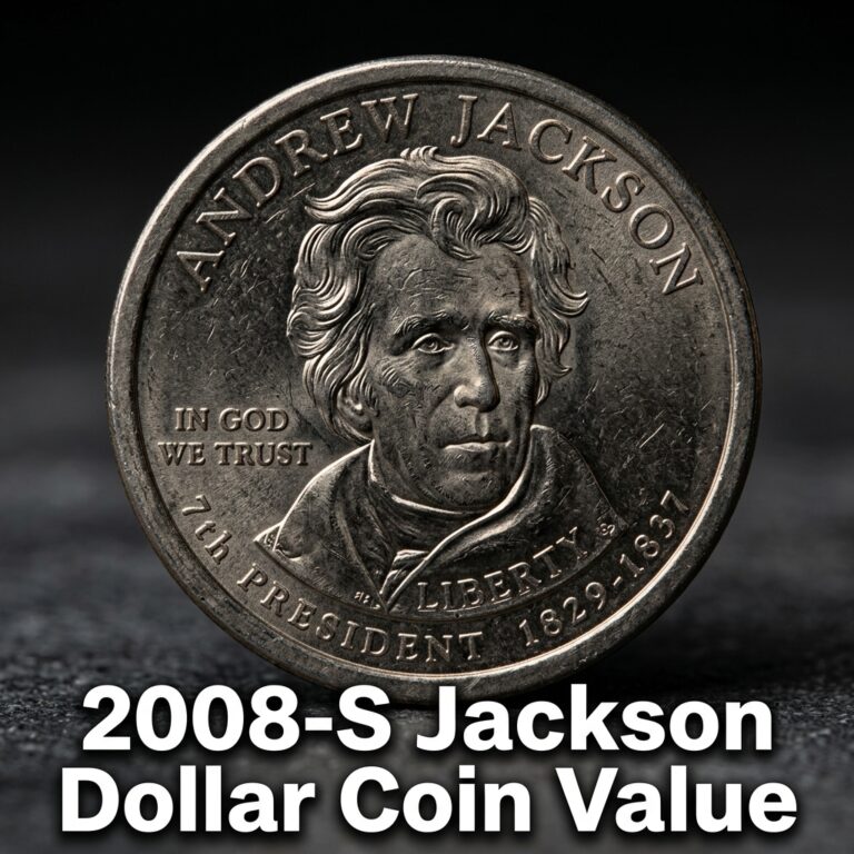 2008 S Andrew Jackson Dollar Coin Value and Rarity Guide for Collectors