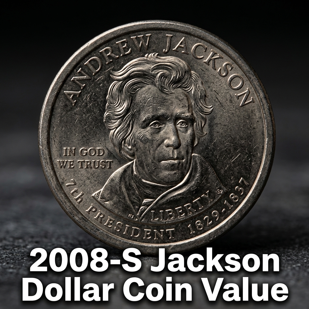 2008 S Andrew Jackson Dollar Coin Value and Rarity Guide for Collectors