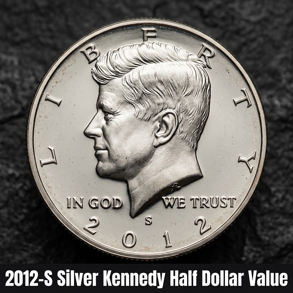 2012 S Silver Kennedy Half Dollar Value and Collector Price Guide