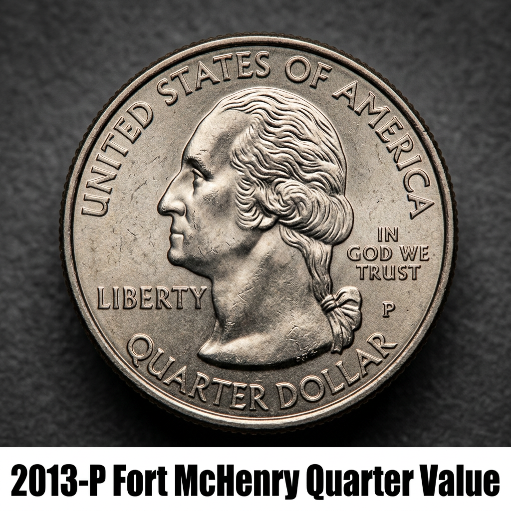 2013 P Fort McHenry Quarter Value and Price Guide for Collectors